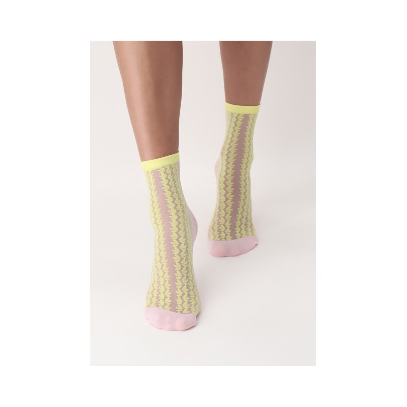 Chaussette Lily vanille marque Oroblu Chaussette Lily vanille marque Oroblu