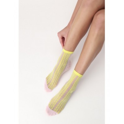 Chaussette Lily vanille marque Oroblu