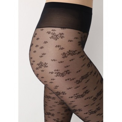 Collants blossom noir marque Oroblu