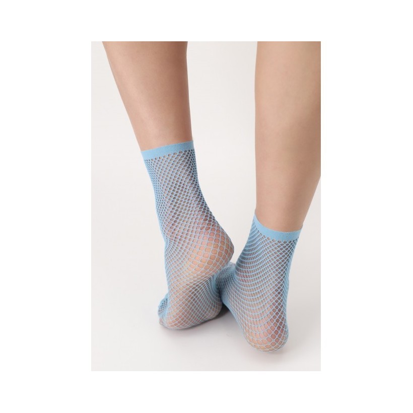 Chaussette parisian net ciel marque Oroblu