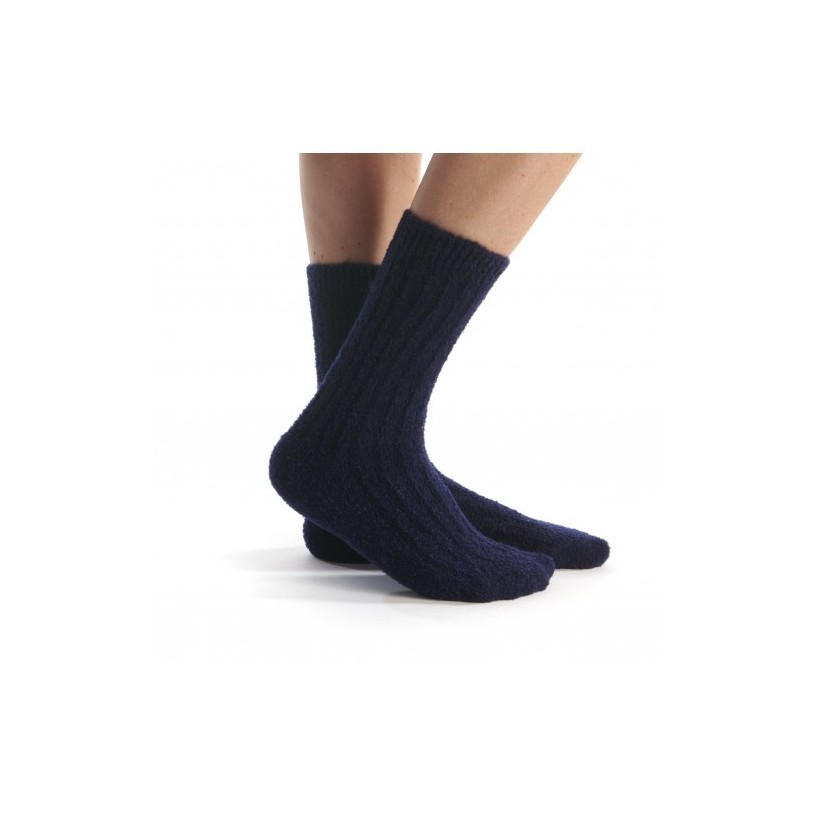 chaussette femme douce et chaude marine marque DUB chaussette femme douce et chaude marine marque DUB