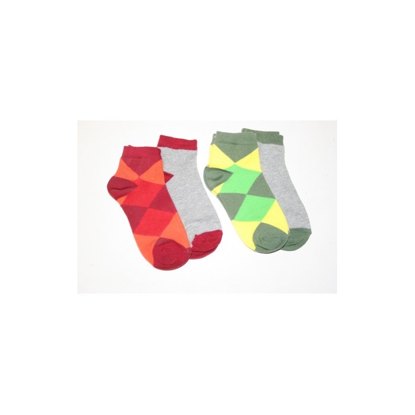 Lot de 4 paires de socquettes enfant marque DUB Lot de 4 paires de socquettes enfant marque DUB