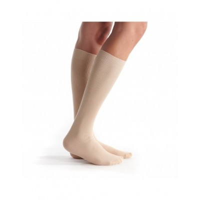 chaussette tube coton 55 cm beige marque DUB