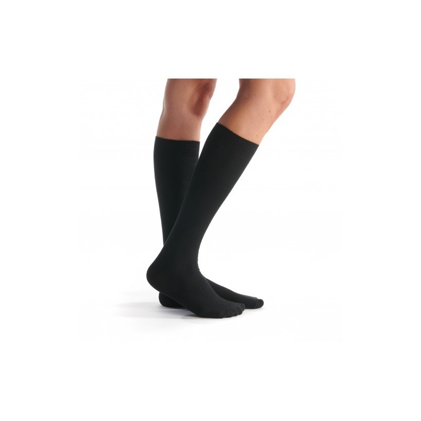 chaussette tube coton 55 cm noir marque DUB