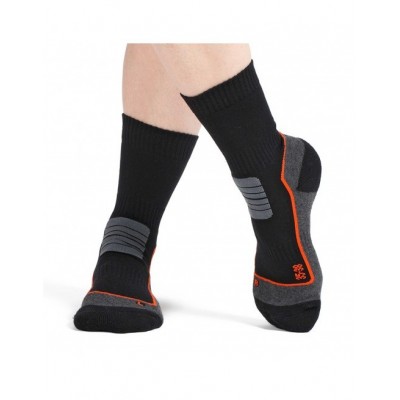 Chaussette randonnée mixte noir Coolmax marque Bonneterie De Roubaix