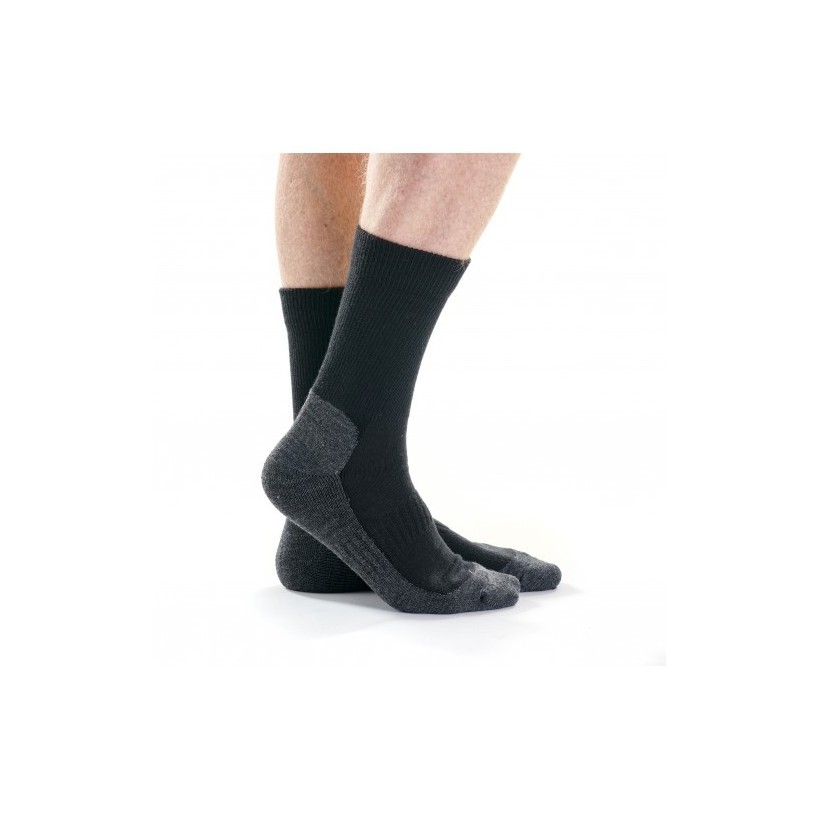 Chaussettes laine, de marche pour temps froid noir marque Bonneterie De Roubaix Chaussettes laine, de marche pour temps froid noir marque Bonneterie De Roubaix