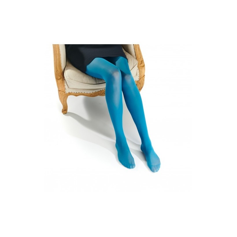 Leggings semi-opaques bleu marine Aux Grands Pieds | Berthe