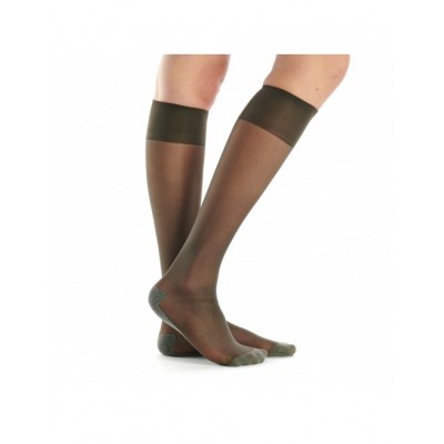 Mi-bas 30 deniers semelle coton marque Clio