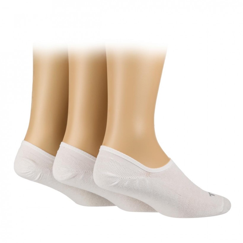 Lot 3 paires protège-pieds femme blanc recyclé MARQUE TORE Lot 3 paires protège-pieds femme blanc recyclé MARQUE TORE
