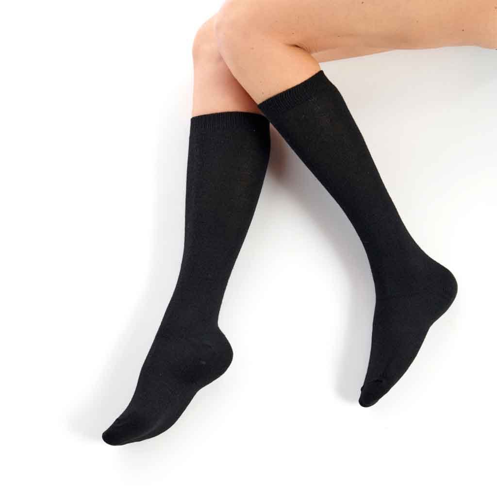 Chaussettes cachemire noir