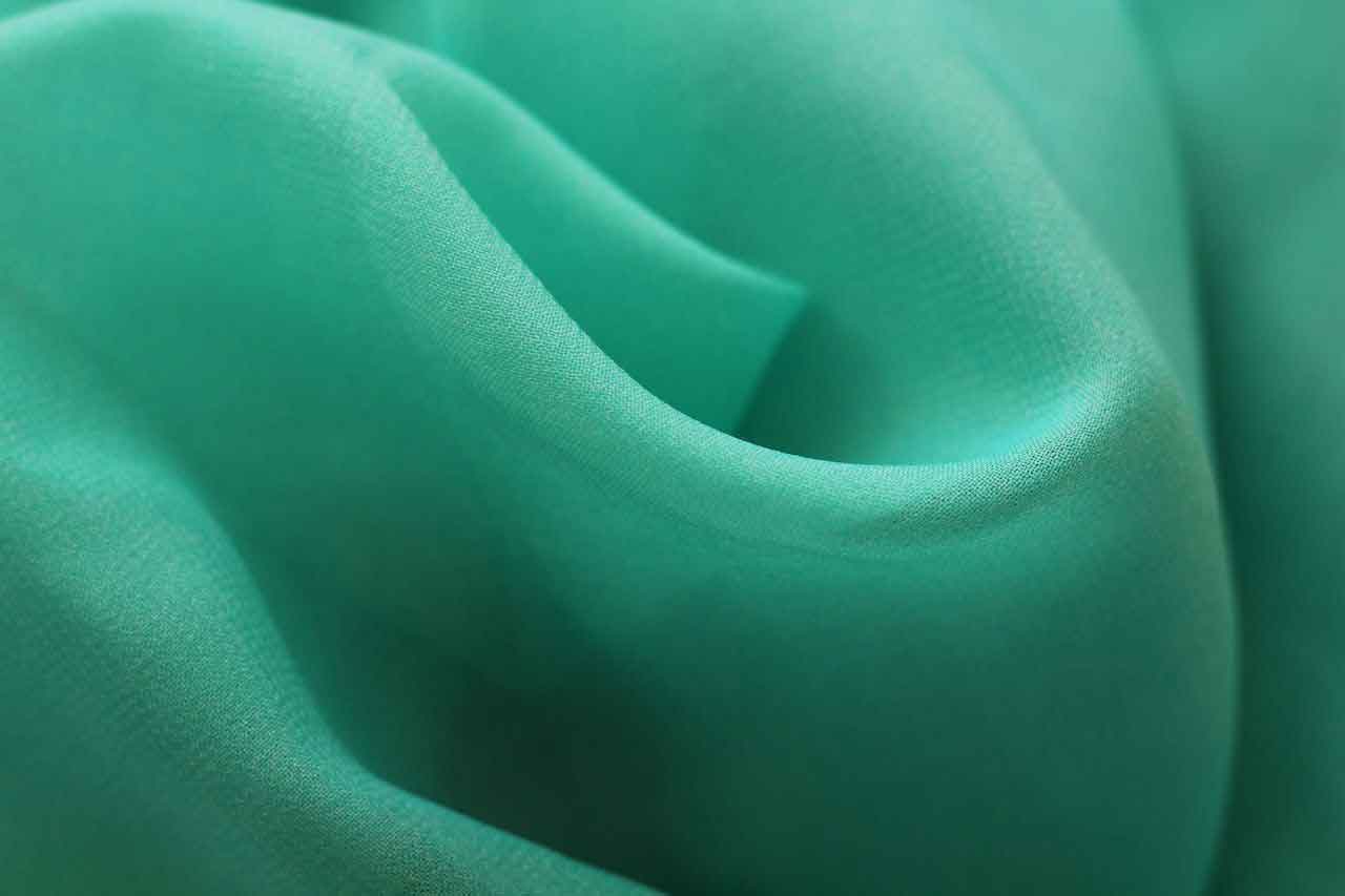 polyester tissu vert